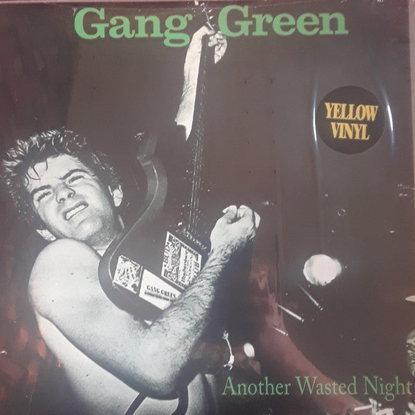 Gang Green : Another Wasted Night (LP, Album, Ltd, RP, Yel)