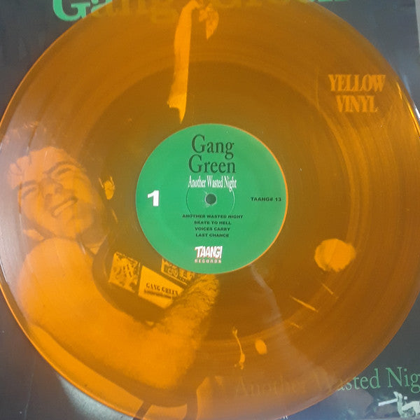 Gang Green : Another Wasted Night (LP, Album, Ltd, RP, Yel)