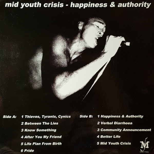 Mid Youth Crisis : Happiness & Authority (LP, Album, Gol)