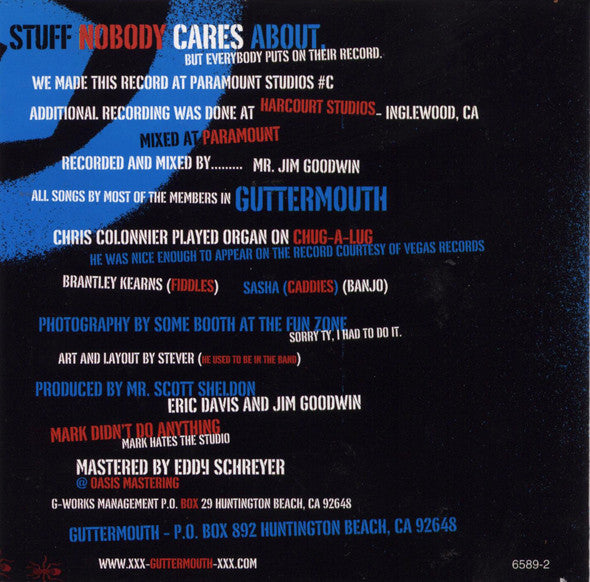 Guttermouth : Covered With Ants (CD, Album)