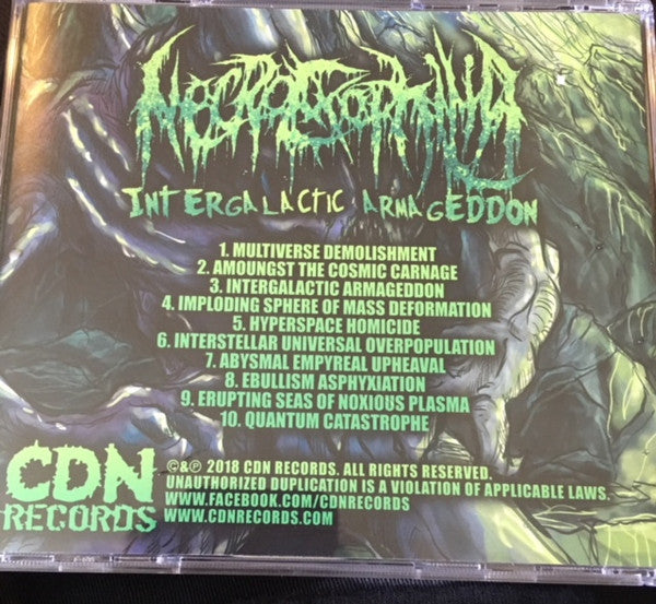Necroexophilia : Intergalactic Armageddon (CD, Album)
