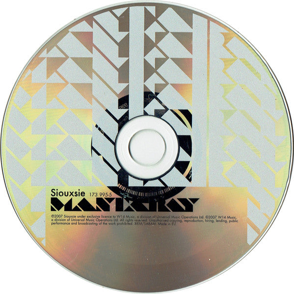 Siouxsie* : Mantaray (CD, Album, Sup)