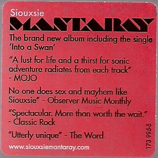 Siouxsie* : Mantaray (CD, Album, Sup)