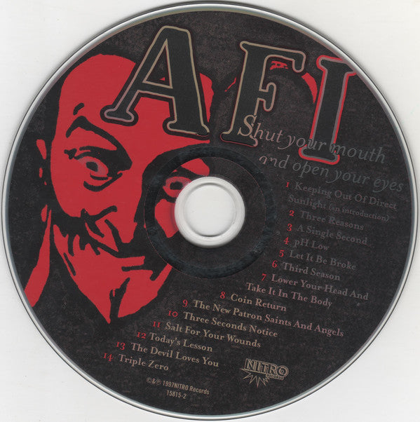 AFI : Shut Your Mouth And Open Your Eyes (CD, Album)