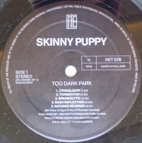 Skinny Puppy : Too Dark Park (LP, Album)