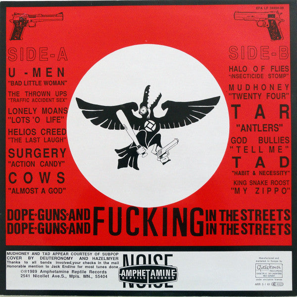 Various : Dope-Guns-'N-Fucking In The Streets Volume 1-3 (LP, Comp)