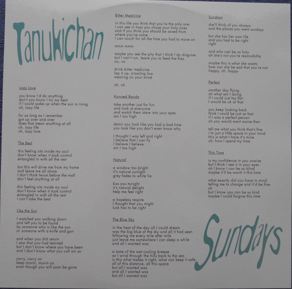 Tanukichan : Sundays (LP, Album)