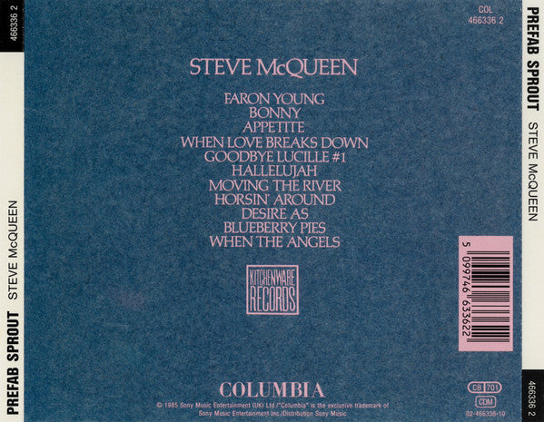 Prefab Sprout : Steve McQueen (CD, Album, RE, Jew)
