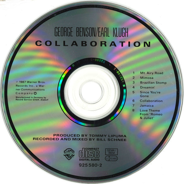 George Benson / Earl Klugh : Collaboration (CD, Album)