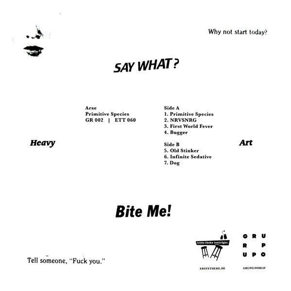 Arse (8) : Primitive Species (12")