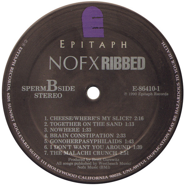 NOFX : Ribbed (LP, Album)