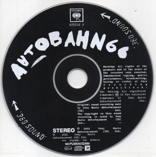 Primal Scream : Autobahn 66 (CD, Single, Enh, CD1)