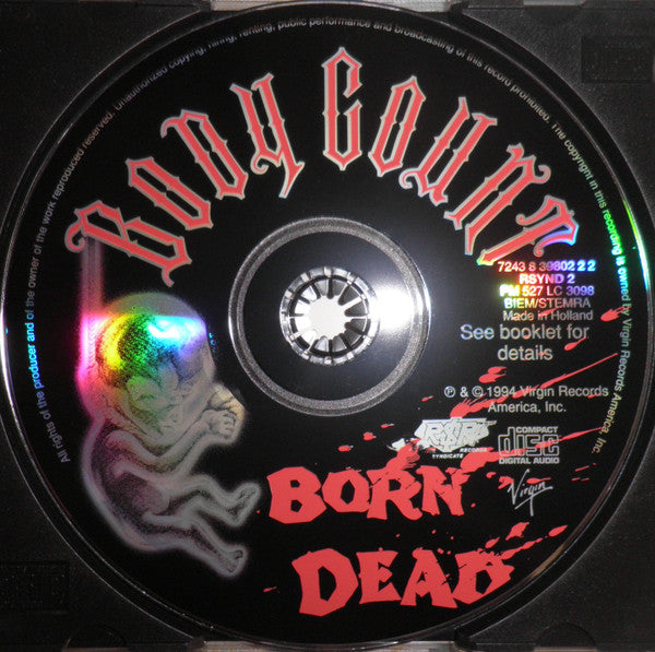 Body Count (2) : Born Dead (CD, Album, RE, Med)