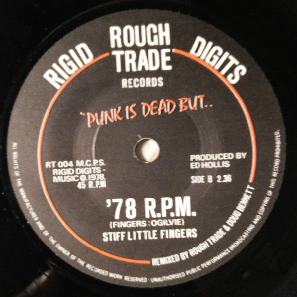 Stiff Little Fingers : Alternative Ulster (7", Single, Lyn)