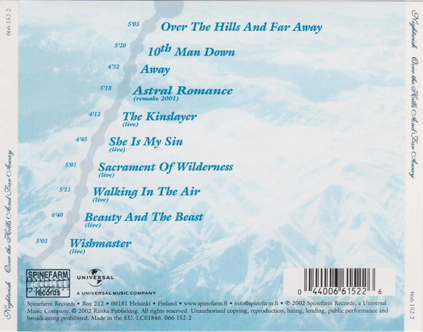 Nightwish : Over The Hills And Far Away (CD, EP)