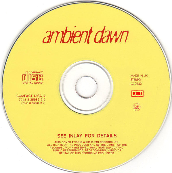 Various : Techno Nights Ambient Dawn (2xCD, Comp, P/Mixed)