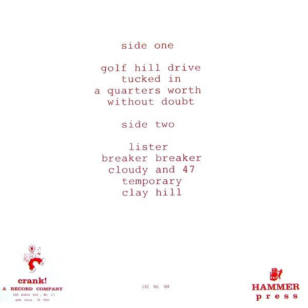 Boys Life : Boys Life (LP)