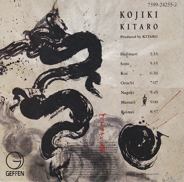 Kitaro : Kojiki (CD, Album)