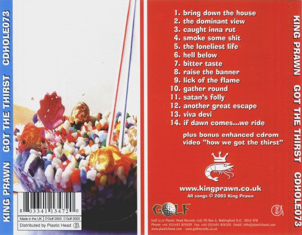 King Prawn : Got The Thirst (CD, Album, Enh)
