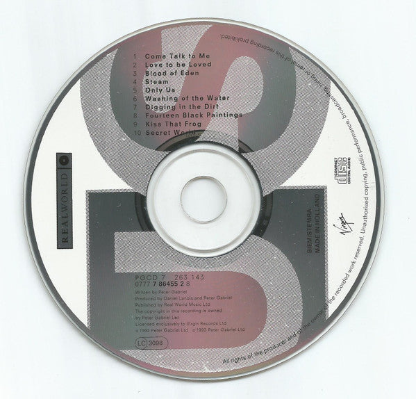 Peter Gabriel : Us (CD, Album, RP)