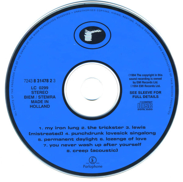 Radiohead : My Iron Lung (CD, EP, RP,  Me)