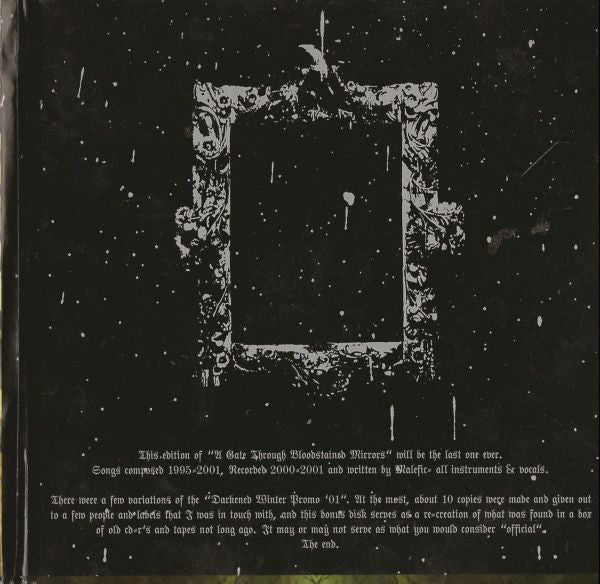 Xasthur : A Gate Through Bloodstained Mirrors (CD, RE, RM + CD, Comp)