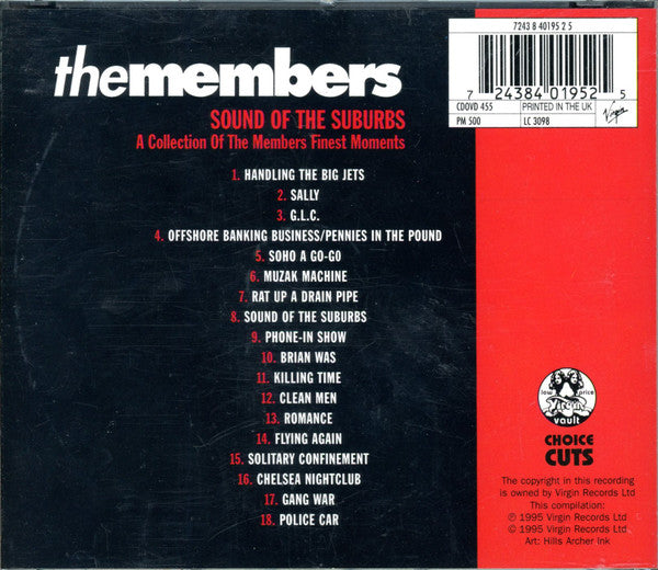 The Members : Sound Of The Suburbs - A Collection Of The Members Finest Moments (CD, Comp)