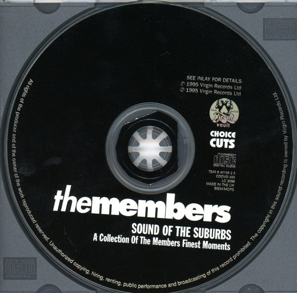 The Members : Sound Of The Suburbs - A Collection Of The Members Finest Moments (CD, Comp)