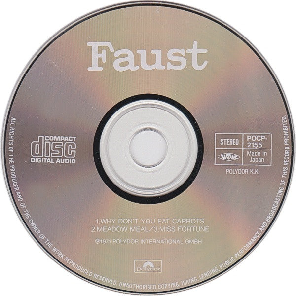 Faust : Faust (CD, Album, RE)