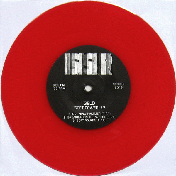 Geld (2) : Soft Power (7", EP, Ltd, Red)