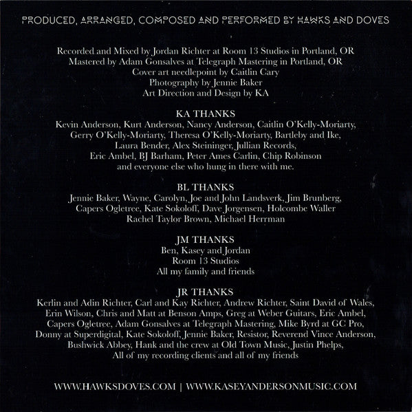 Hawks And Doves (2) : From A White Hotel (LP, Album)