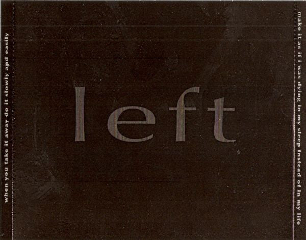 End.user* : Left (CD, Album)