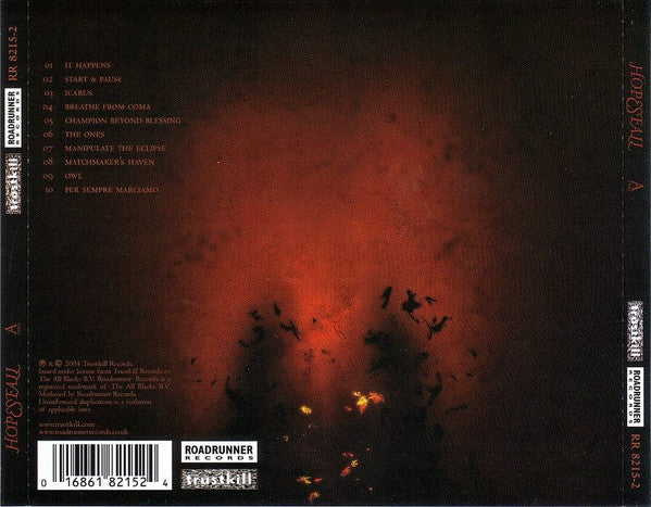 Hopesfall : A Types (CD, Album)