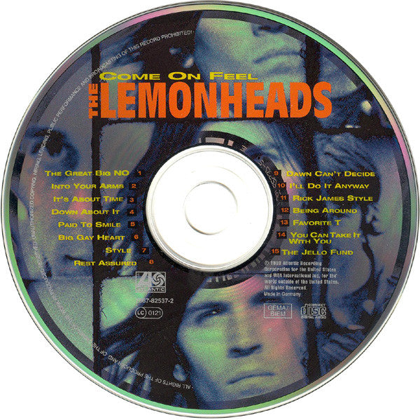 The Lemonheads : Come On Feel The Lemonheads (CD, Album)