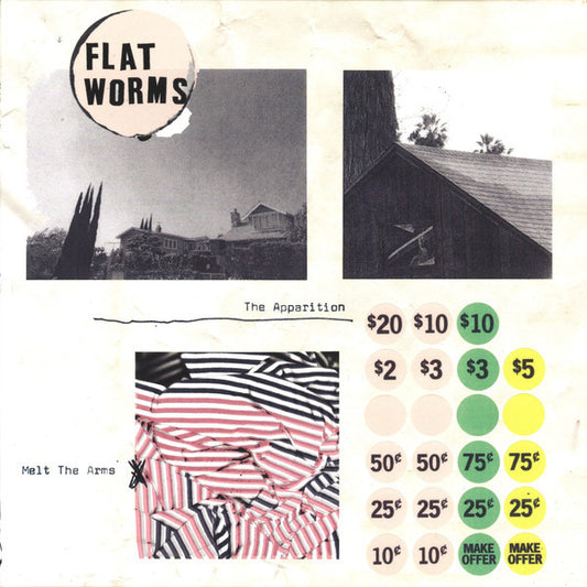 Flat Worms : The Apparition / Melt The Arms (7", Single)