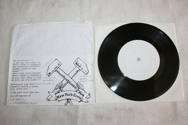 Judge : Vivo En WNYU (7", EP, RP, Unofficial, W/Lbl)