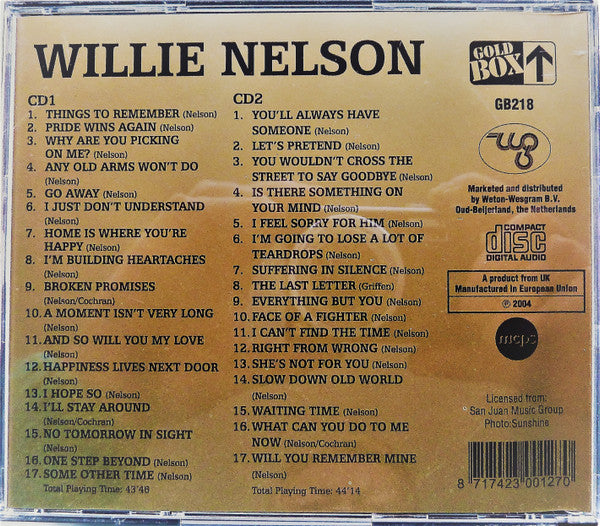 Willie Nelson : Things To Remember  (2xCD, Comp)