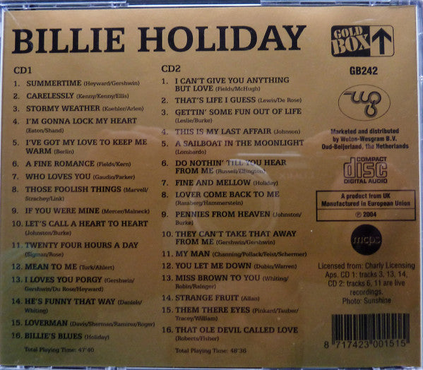 Billie Holiday : Stormy Weather (2xCD, Comp)