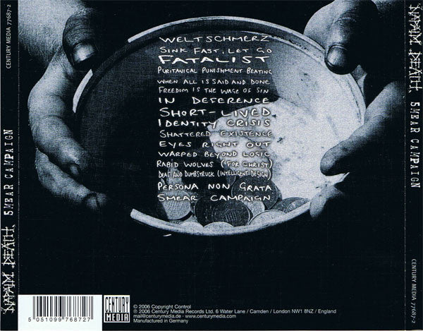 Napalm Death : Smear Campaign (CD, Album)