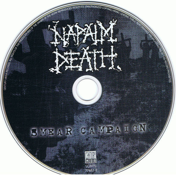 Napalm Death : Smear Campaign (CD, Album)