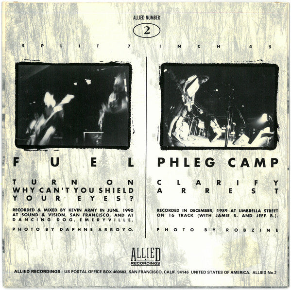 Fuel (5) / Phleg Camp : Fuel / Phleg Camp (7", Single)