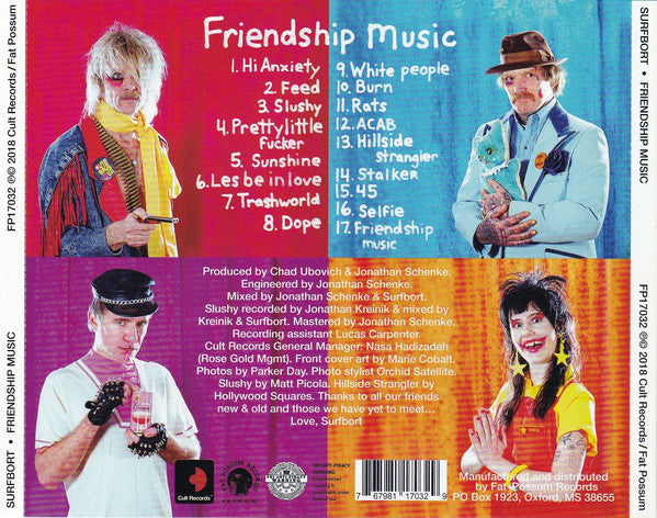 Surfbort : Friendship Music (CD, Album)