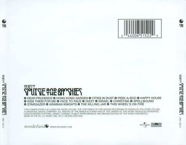 Siouxsie And The Banshees* : The Best Of Siouxsie And The Banshees (CD, Comp, RM)