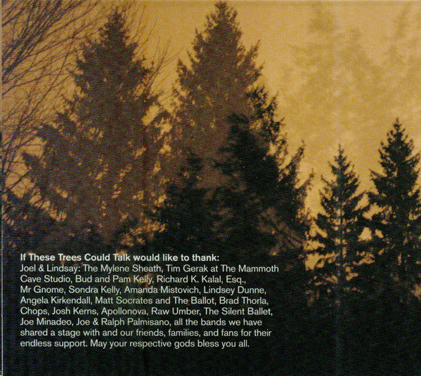If These Trees Could Talk : Above The Earth, Below The Sky (CD, Album, RE, RP)