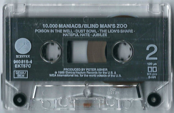 10,000 Maniacs : Blind Man's Zoo (Cass, Album)