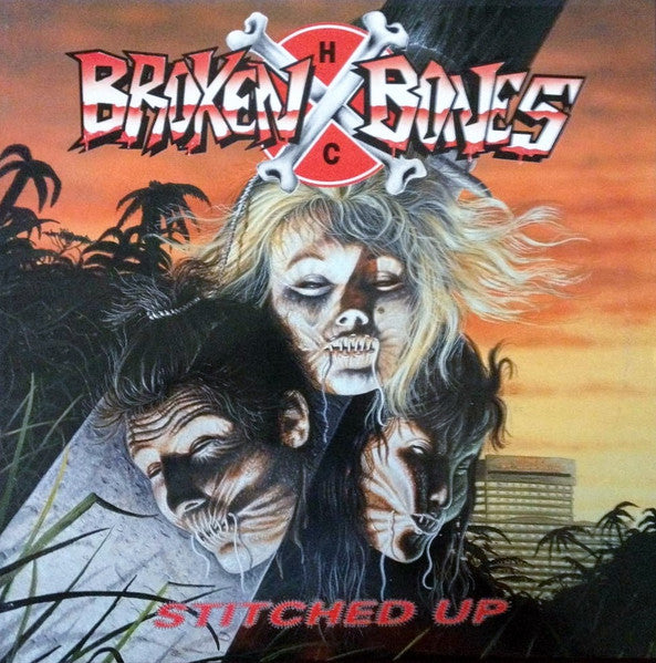 Broken Bones : Stitched Up (LP, Album)