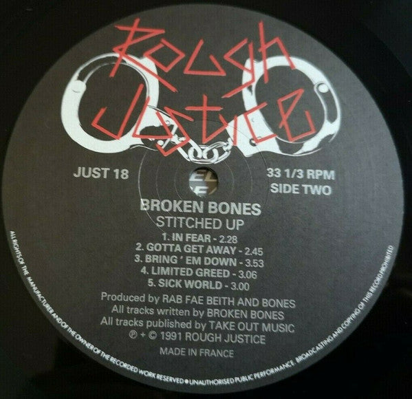 Broken Bones : Stitched Up (LP, Album)