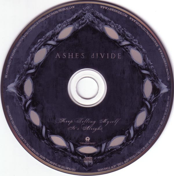 Ashes Divide : Keep Telling Myself It's Alright (CD, Album)