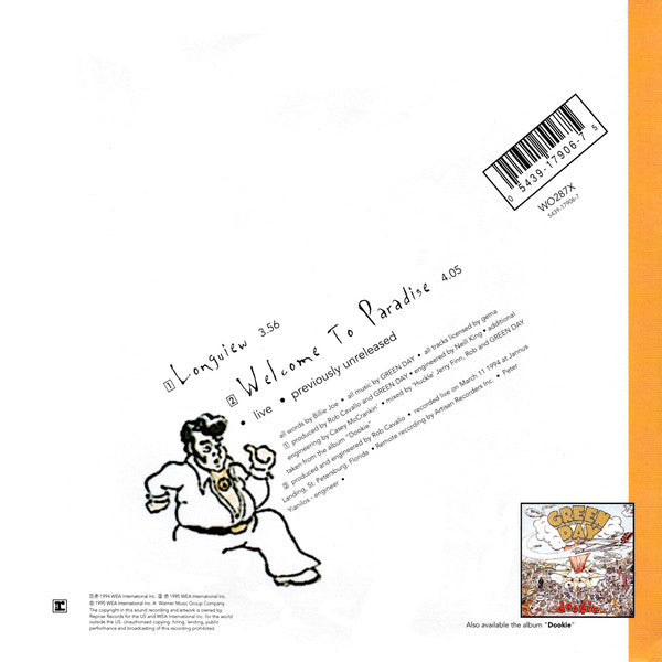 Green Day : Longview (7", Single, RE, Sti)