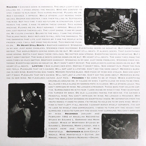 Outspoken : A Light In The Dark (LP, Album)